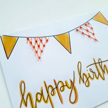 Load image into Gallery viewer, Birthday Bunting Card
